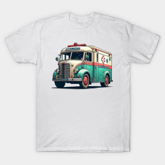 Ambulance T-Shirt by Vehicles-Art